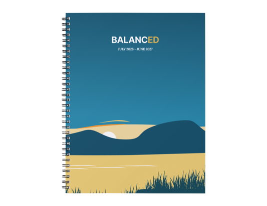 Academic/Fiscal Year Planner: Stillness