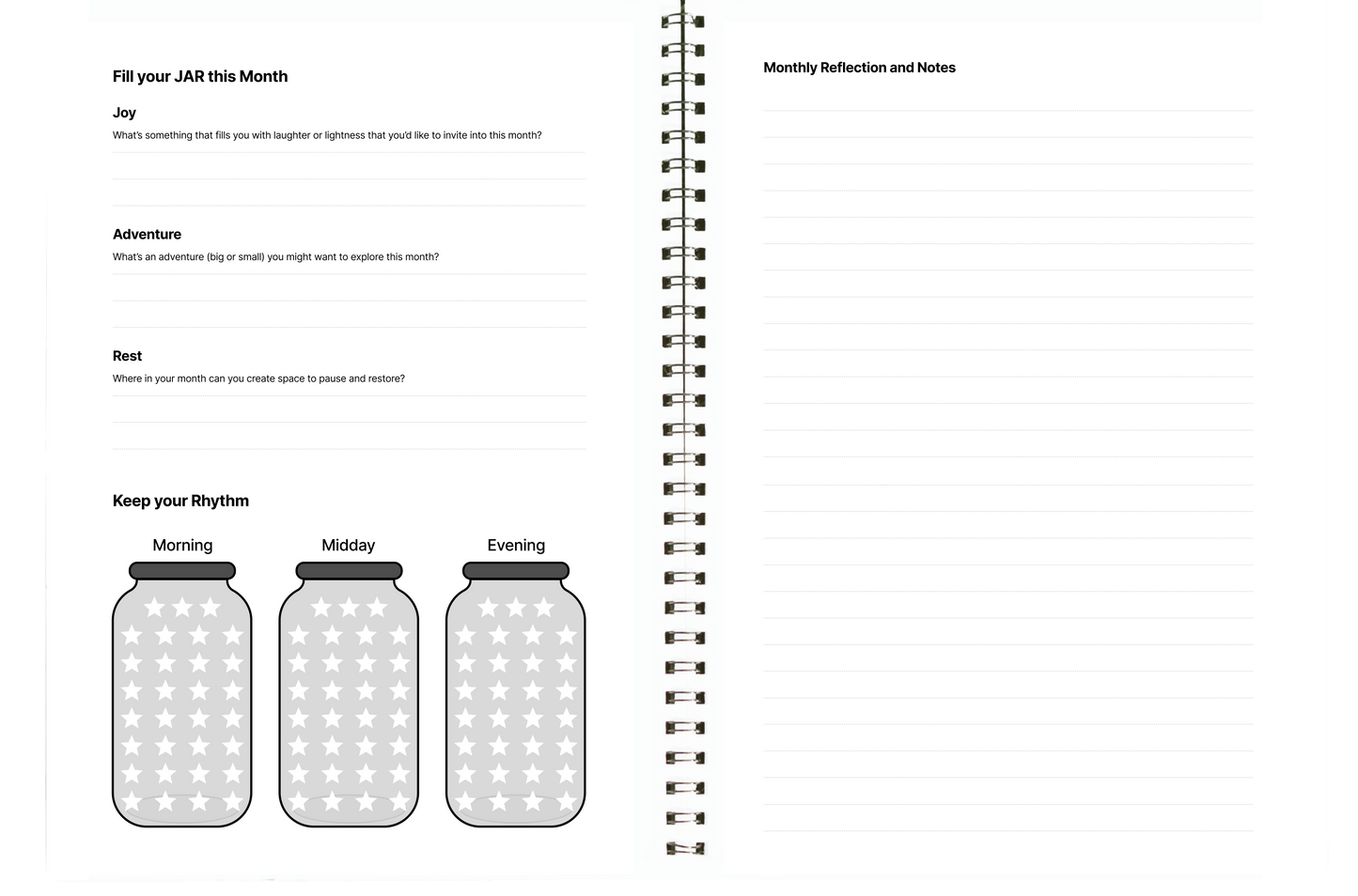 Academic/Fiscal Year Planner: Reflection